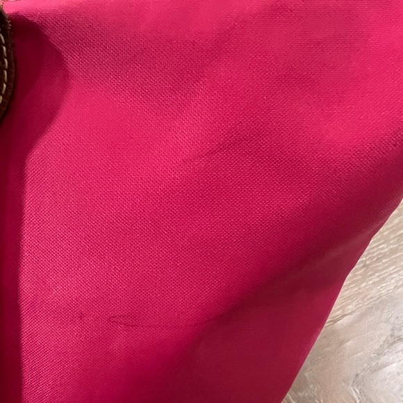 SOLD Long Champ Le Pliage “shopping” Modele Depose Pink Shoulder Tote Bag Long - Picture 16 of 17